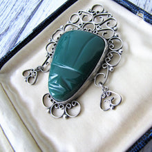 Charger l'image dans la galerie, Vintage Mexican Silver Filigree Face Brooch - MercyMadge
