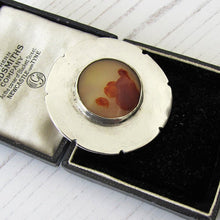 Charger l'image dans la galerie, Art Nouveau Sterling Silver Agate Brooch - MercyMadge