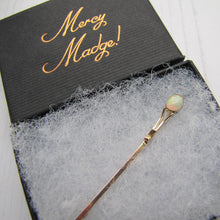 Charger l'image dans la galerie, Antique 9ct Rose Gold & Opal Stock Pin - MercyMadge