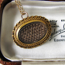 Carica l'immagine nel visualizzatore di Gallery, Antique 15ct Gold Locket Pendant, Mourning For Edward Aged 8 - MercyMadge