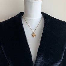 Charger l'image dans la galerie, Vintage 10ct Rolled Gold Heart Locket & Chain