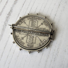 Charger l'image dans la galerie, Queen Victoria Full Silver Crown Coin Brooch - MercyMadge