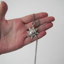 Charger l'image dans la galerie, 1920s Art Deco "June Queen" Star Pendant Fob With Chain - MercyMadge
