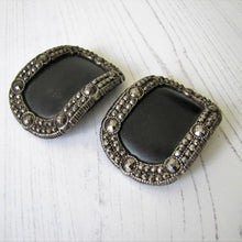 Charger l'image dans la galerie, Pair Of Georgian Cut Steel Shoe Buckles - MercyMadge