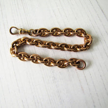 Charger l'image dans la galerie, Antique Rolled Rose Gold Watch Chain Bracelet - MercyMadge
