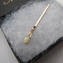 Charger l'image dans la galerie, Antique 9ct Rose Gold & Opal Stock Pin - MercyMadge