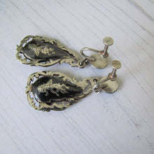 Charger l'image dans la galerie, Vintage Siam Silver Neilloware Drop Earrings