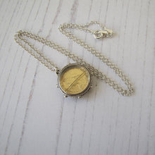 Charger l'image dans la galerie, Silver Queen Victoria Enamel Coin Pendant Fob