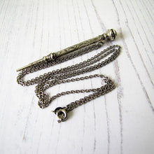 Cargar imagen en el visor de la galería, Victorian Silver Novelty Pencil Pendant, Francis Webb 1898