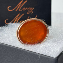 Carica l'immagine nel visualizzatore di Gallery, Georgian 18ct Gold & Carnelian Intaglio Fob