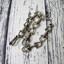 Charger l'image dans la galerie, Sterling Silver Bridle Bit Bracelet. Equestrian Gucci Style Snaffle Bracelet, - MercyMadge