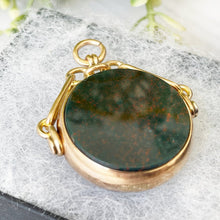 Load image into Gallery viewer, Victorian 9ct Gold Bloodstone & Carnelian Spinner Fob
