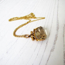 Charger l'image dans la galerie, Victorian 9ct Gold Citrine Spinner Fob, Chester 1890 - MercyMadge