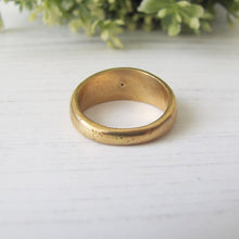 Load image into Gallery viewer, Antique 9ct Rolled Gold & Paste Diamond Gypsy Ring