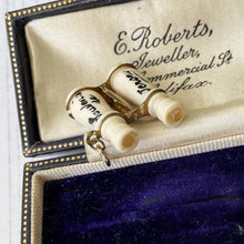 画像をギャラリービューアに読み込む, ビクトリア朝のスタンホープ ミニチュア双眼鏡フォブ