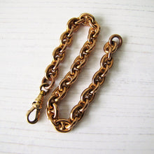 Charger l'image dans la galerie, Antique Rolled Rose Gold Watch Chain Bracelet - MercyMadge