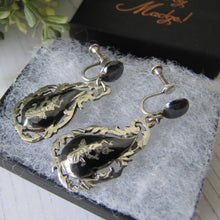 Charger l'image dans la galerie, Vintage Siam Silver Neilloware Drop Earrings