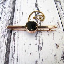 Cargar imagen en el visor de la galería, Victorian 9ct Rose Gold Scarab Beetle Brooch/Cravat Pin - MercyMadge