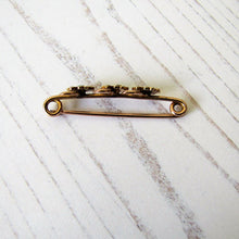 Charger l'image dans la galerie, Antique Victorian 15ct Gold, Turquoise & Pearl Stock Pin - MercyMadge