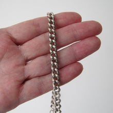 Charger l'image dans la galerie, Vintage Sterling Silver Watch Chain Bracelet With Swivel Albert Clip - MercyMadge