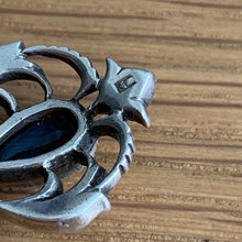 Cargar imagen en el visor de la galería, Edwardian Paste Diamond & Sapphire Lavalier Necklace