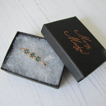 Charger l'image dans la galerie, Antique Victorian 15ct Gold, Turquoise & Pearl Stock Pin - MercyMadge