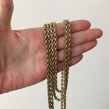 Cargar imagen en el visor de la galería, Victorian Gold Gilt 60" Long Guard Chain