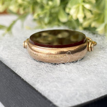 Load image into Gallery viewer, Victorian 9ct Gold Bloodstone & Carnelian Spinner Fob