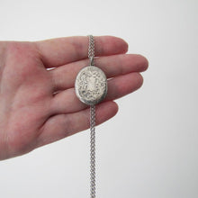 Charger l'image dans la galerie, Victorian Sterling Silver Mizpah Locket On Chain - MercyMadge