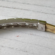 Charger l'image dans la galerie, Vintage 9ct Gold and Cubic Zirconia Bangle