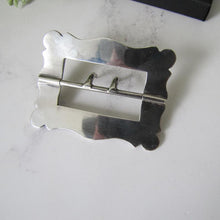 Charger l'image dans la galerie, Art Nouveau Engraved Silver Lady's Belt Buckle