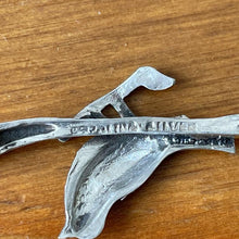 Load image into Gallery viewer, Charles Horner Silver & Enamel Robin Pin