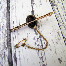 Cargar imagen en el visor de la galería, Victorian 9ct Rose Gold Scarab Beetle Brooch/Cravat Pin - MercyMadge