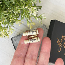 画像をギャラリービューアに読み込む, ビクトリア朝のスタンホープ ミニチュア双眼鏡フォブ