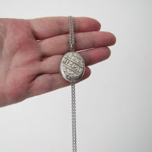 Charger l'image dans la galerie, Victorian Sterling Silver Mizpah Locket On Chain - MercyMadge