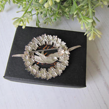 Charger l'image dans la galerie, Victorian Sterling Silver Sweetheart Swallow Brooch