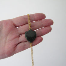 Charger l'image dans la galerie, Victorian Carved Bloodstone Shield Pendant Fob - MercyMadge