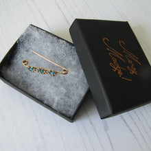 Charger l'image dans la galerie, Antique Victorian 15ct Gold, Turquoise & Pearl Stock Pin - MercyMadge