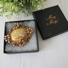 Carica l'immagine nel visualizzatore di Gallery, Huge Vintage 1960s Juliana D&E Italian Art Glass & Crystal Brooch - MercyMadge