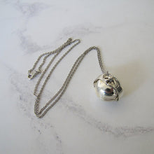 Cargar imagen en el visor de la galería, Sterling Silver Pendant Ball Locket & Chain - MercyMadge