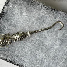 Cargar imagen en el visor de la galería, Victorian Silver Miniature Button Hook Chatelaine Pendant
