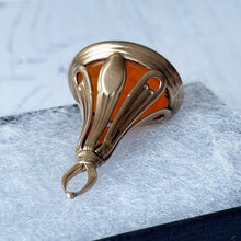 Carica l'immagine nel visualizzatore di Gallery, Georgian 18ct Gold & Carnelian Intaglio Fob