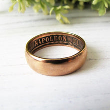 Charger l'image dans la galerie, Antique French Napoleon Coin Ring