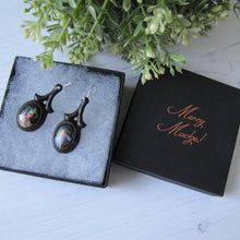 Charger l'image dans la galerie, Victorian Vagabond Vulcanite Earrings