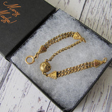 Charger l'image dans la galerie, Antique Victorian 18ct Gold Albertina Bracelet. - MercyMadge