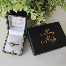 Charger l'image dans la galerie, Gold Victorian Opal Flower Ring
