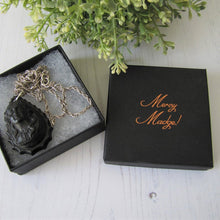 Charger l'image dans la galerie, Victorian Pressed Horn Mourning Pendant