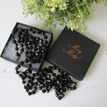 Charger l'image dans la galerie, Antique Victorian 60 Inch Guard Chain Jet Necklace