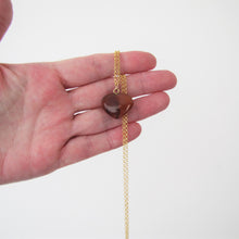 Charger l'image dans la galerie, Victorian Carved Hardstone Heart Pendant Necklace - MercyMadge