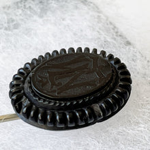 Carica l'immagine nel visualizzatore di Gallery, Victorian Whitby Jet Stick Pin
